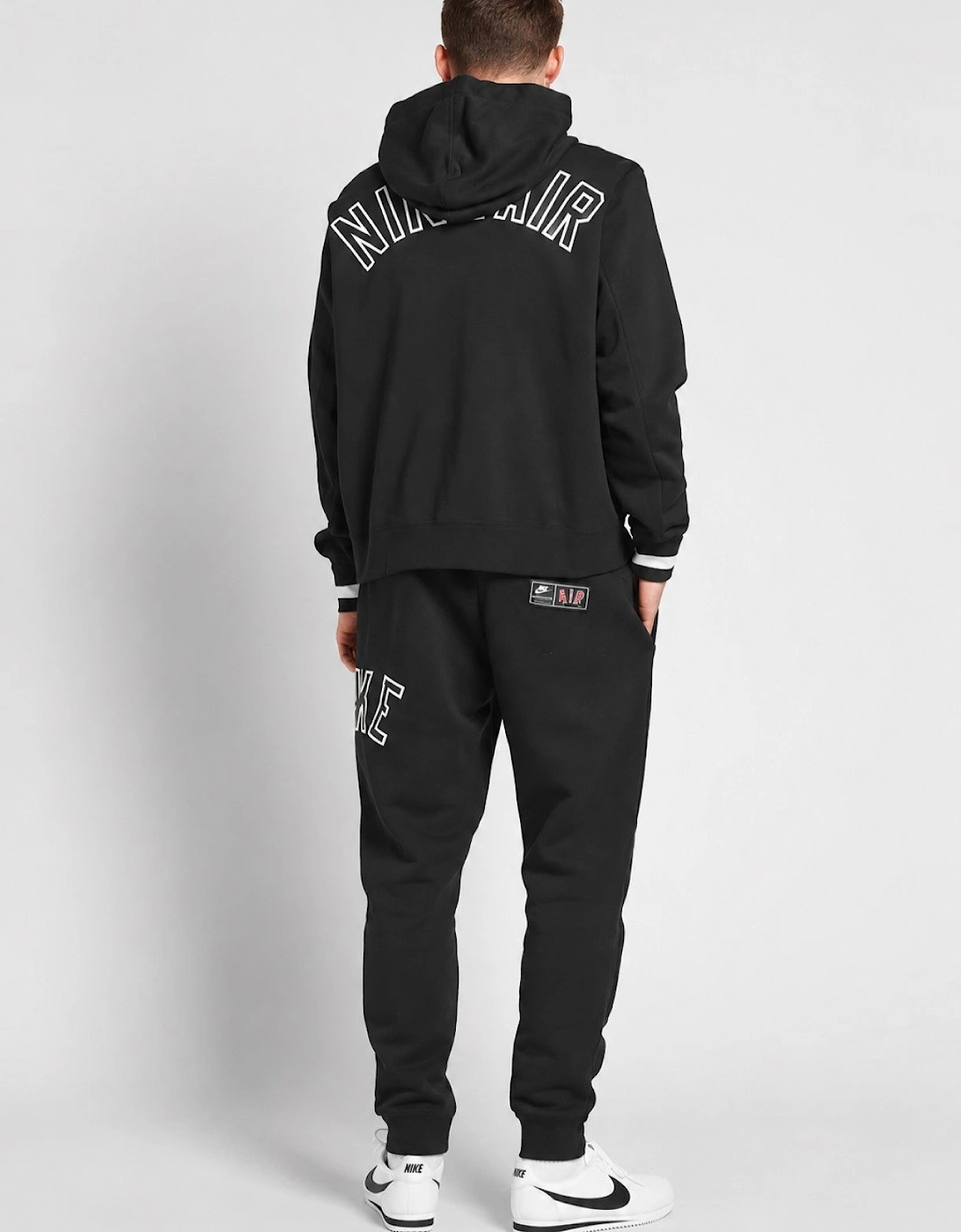 Nike Mens Air Zip Through Tracksuit Full Set in Black