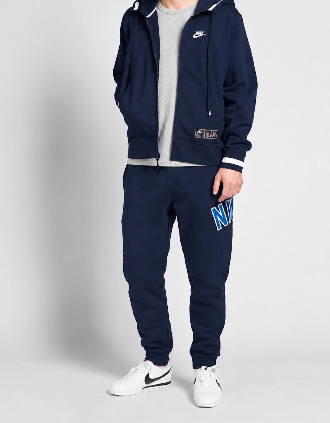 Nike Mens Air Zip Through Tracksuit Full Set in Navy