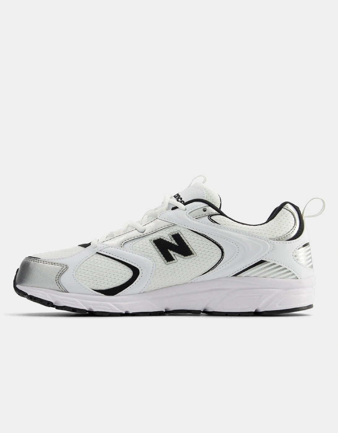 New Balance 408 Unisex Trainers - White/Black/Silver