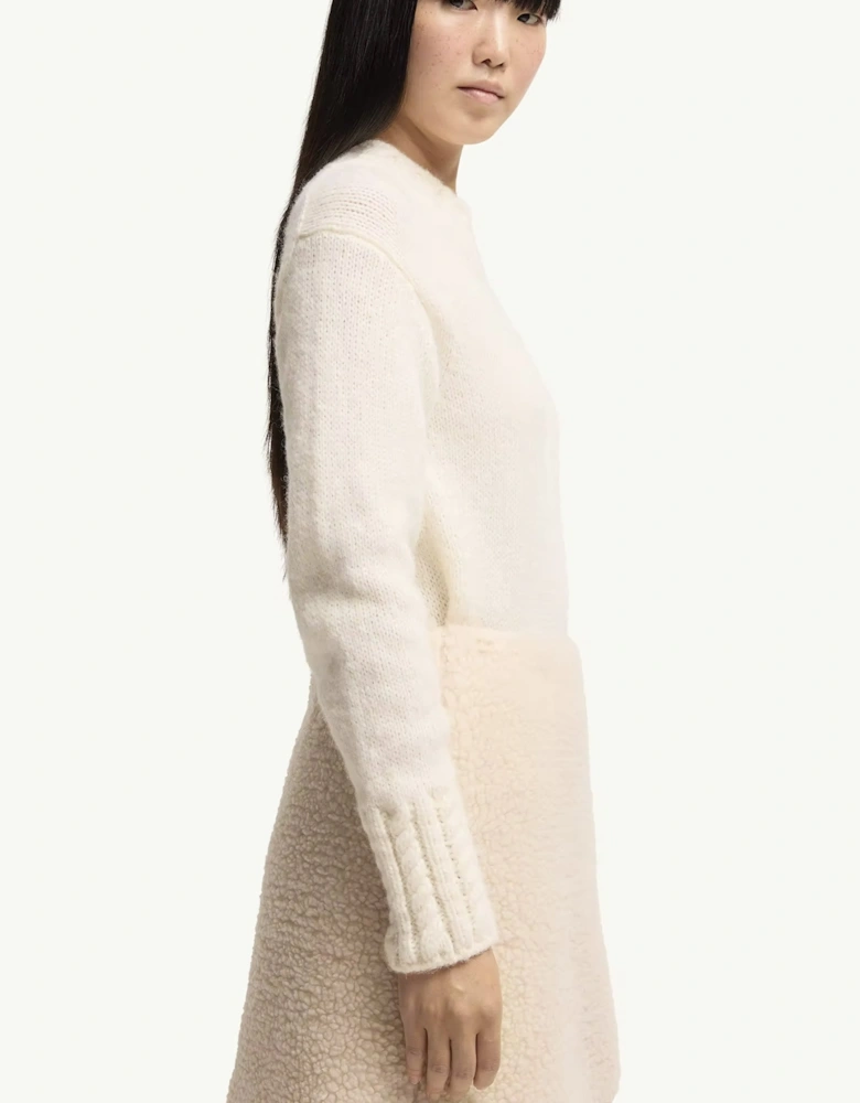 Womens Teddy Skirt Cream