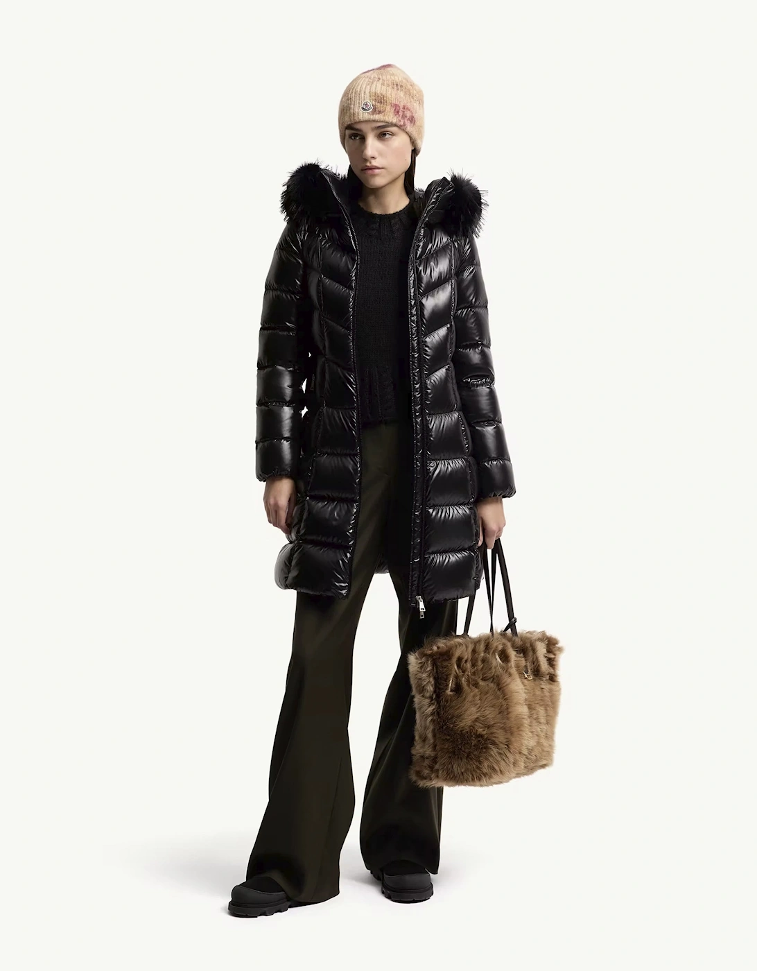 Womens Fulmarusse Long Coat Black