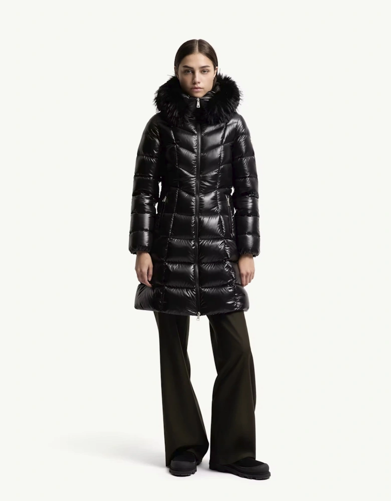 Womens Fulmarusse Long Coat Black