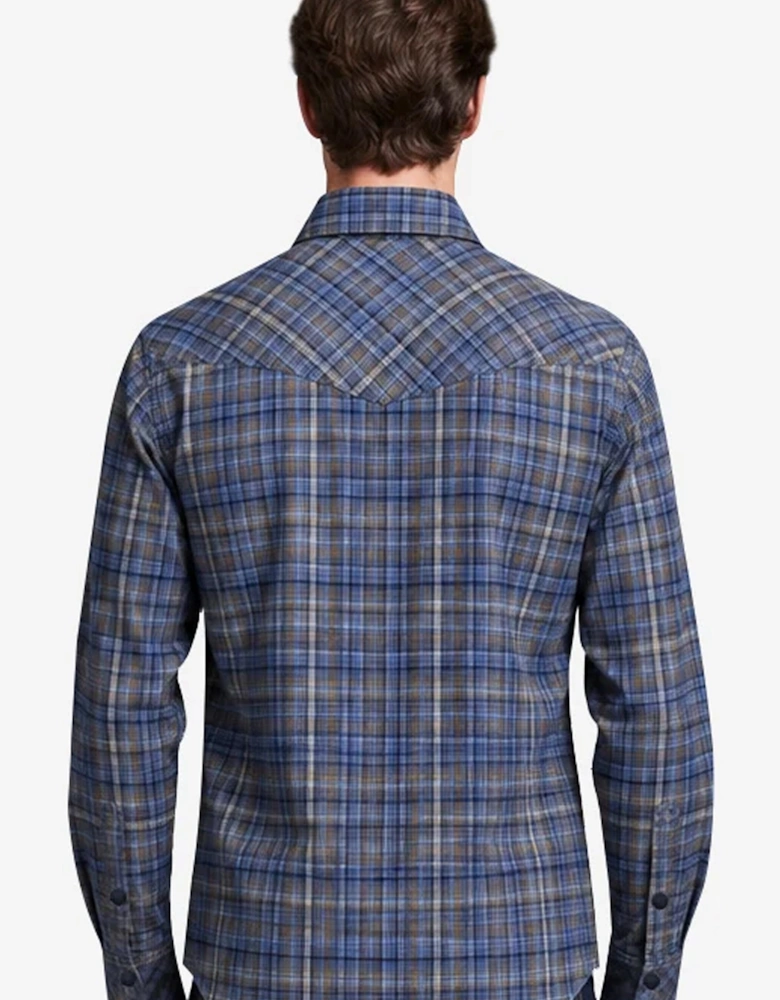 Checkered Shirt Blue
