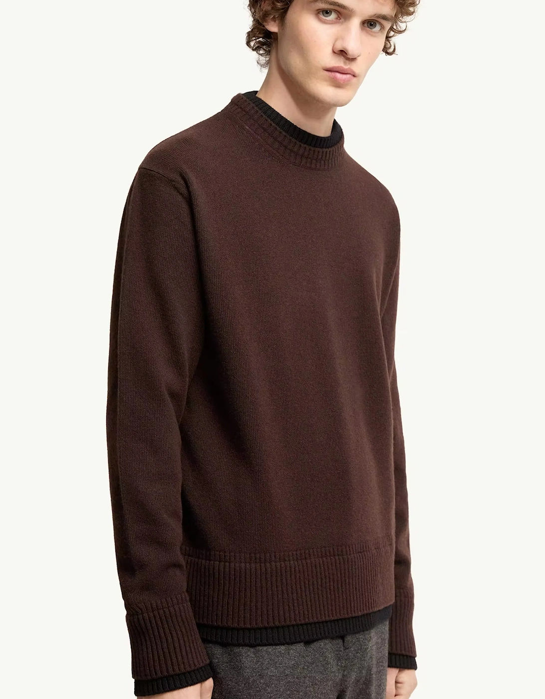 Crewneck Sweater Brown