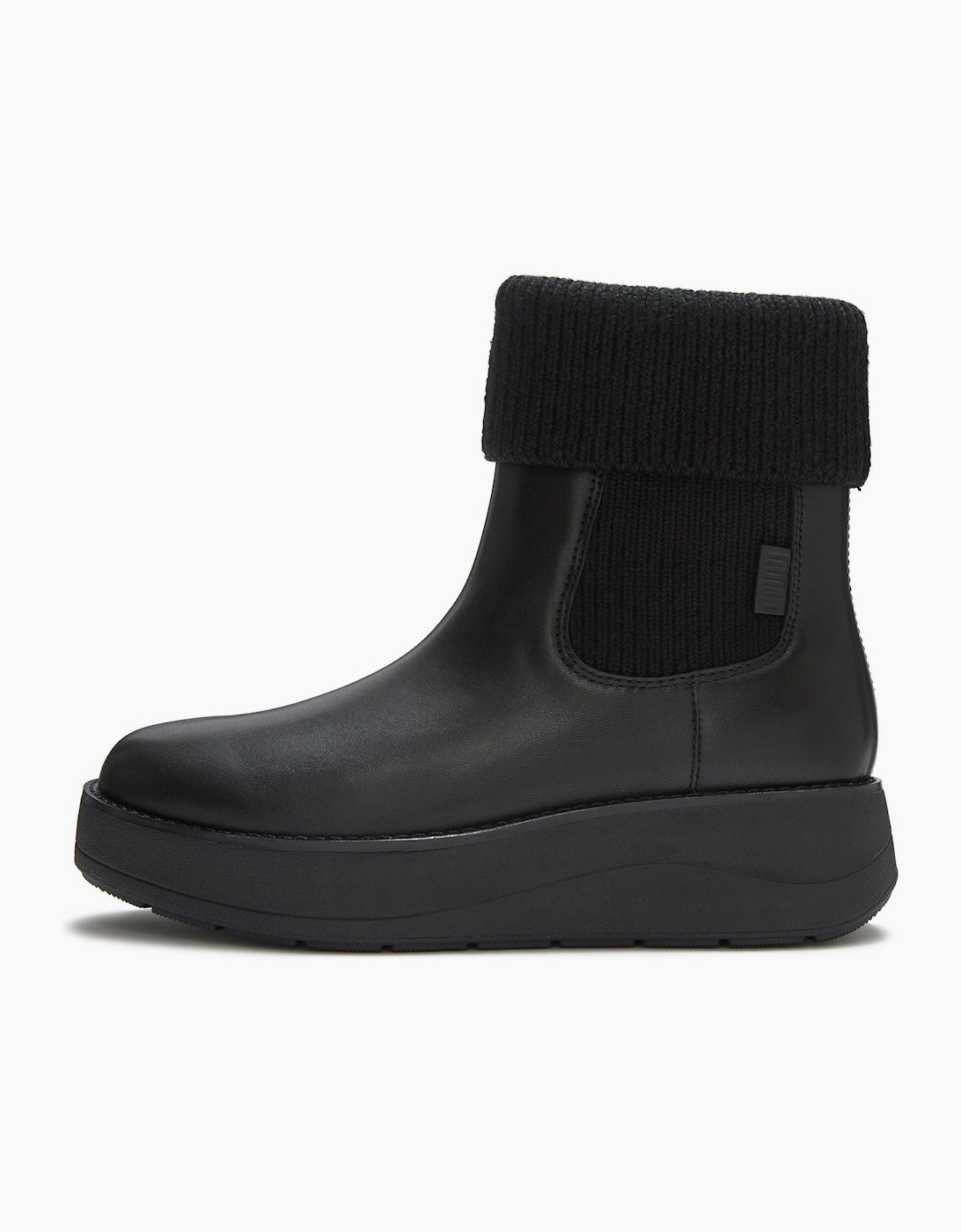 Fitflop Gen-FF Roam Knit Leather Women's Black Boots