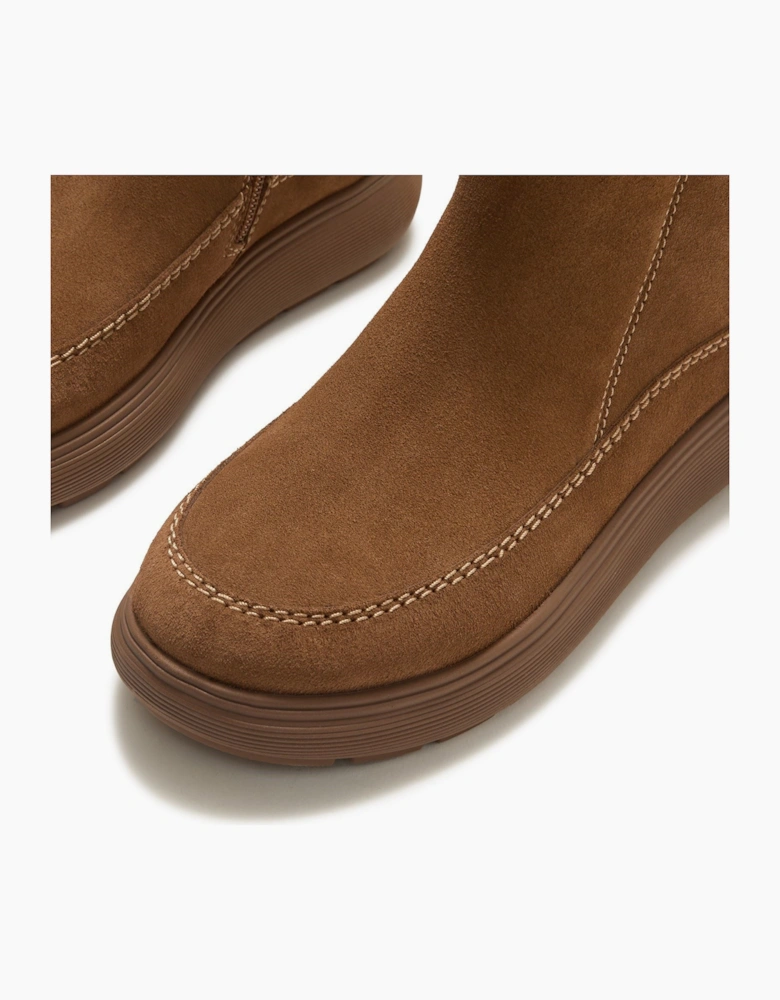 Fitflop Iq-Comff Suede Women's Terracotta Tan Boots