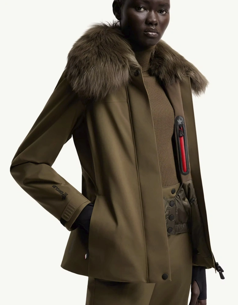 Womens Vizelles Jacket Khaki Green