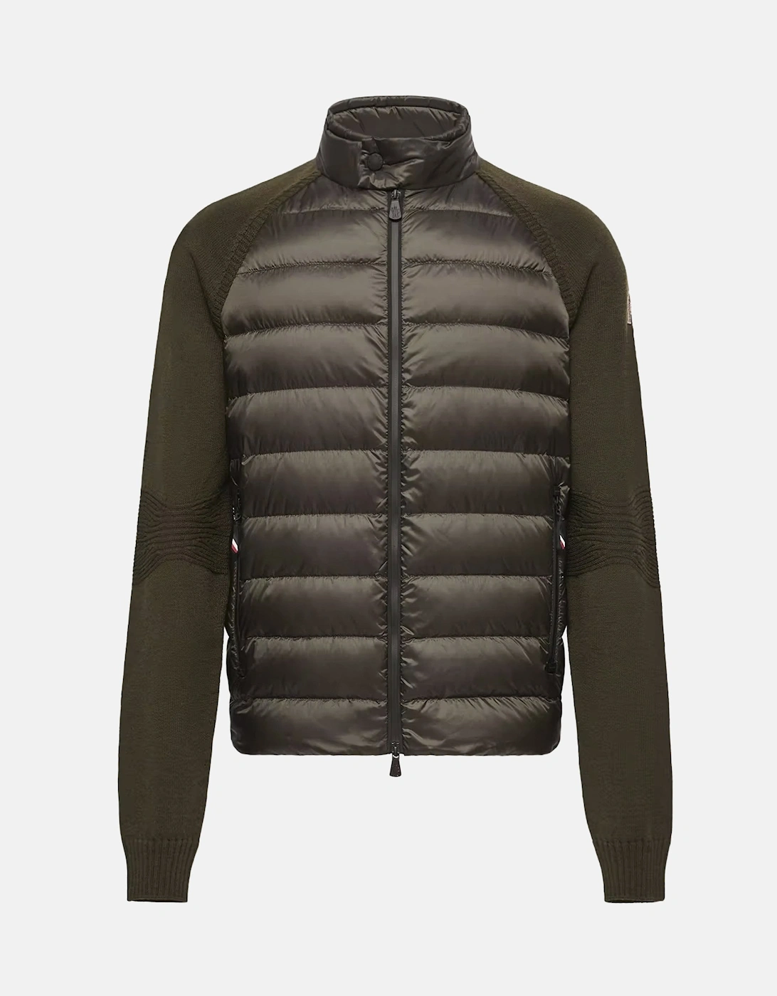 Hybrid Zip Cardigan Green