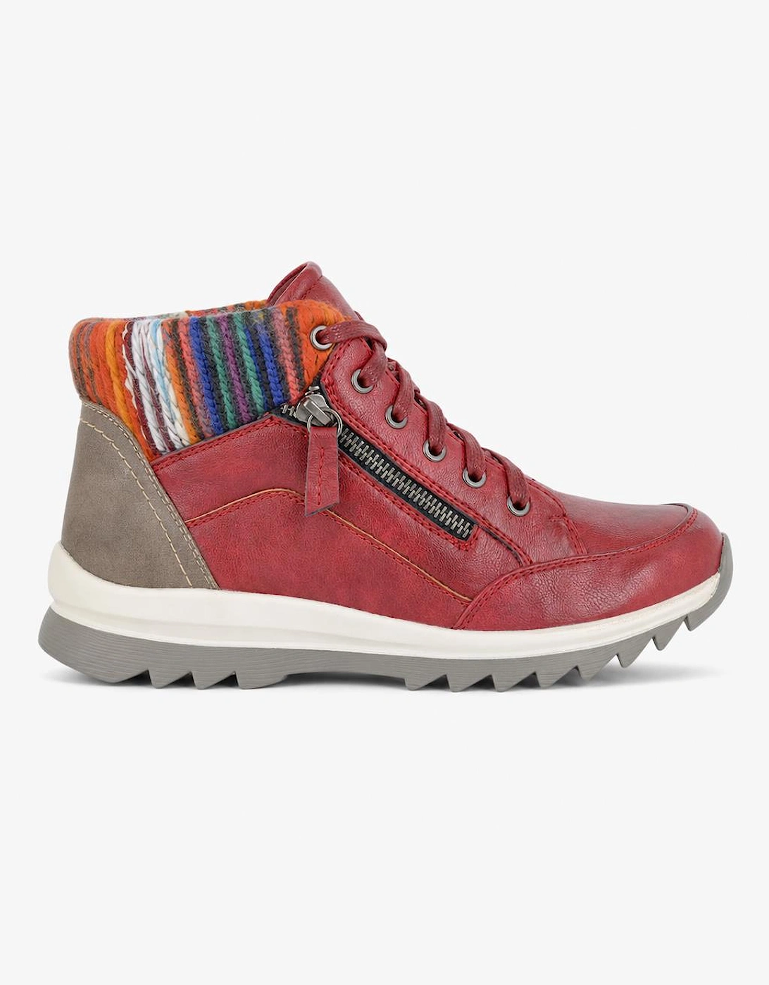 Cipriata ERTE Womens Ankle Boots Burgundy