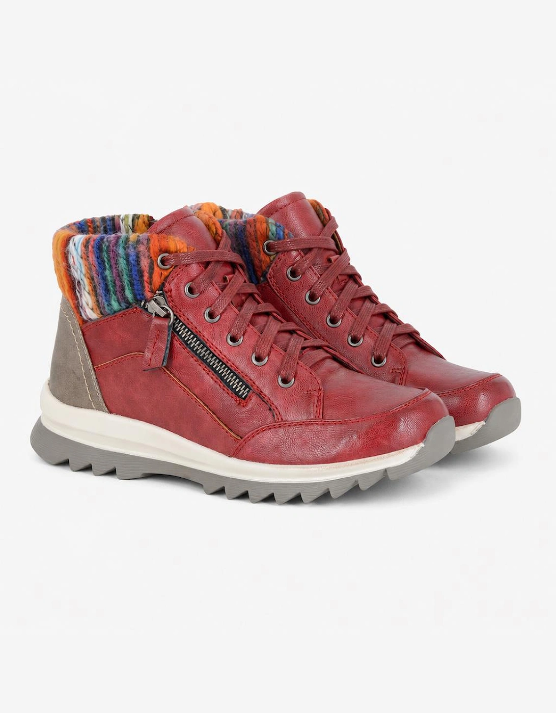 Cipriata ERTE Womens Ankle Boots Burgundy