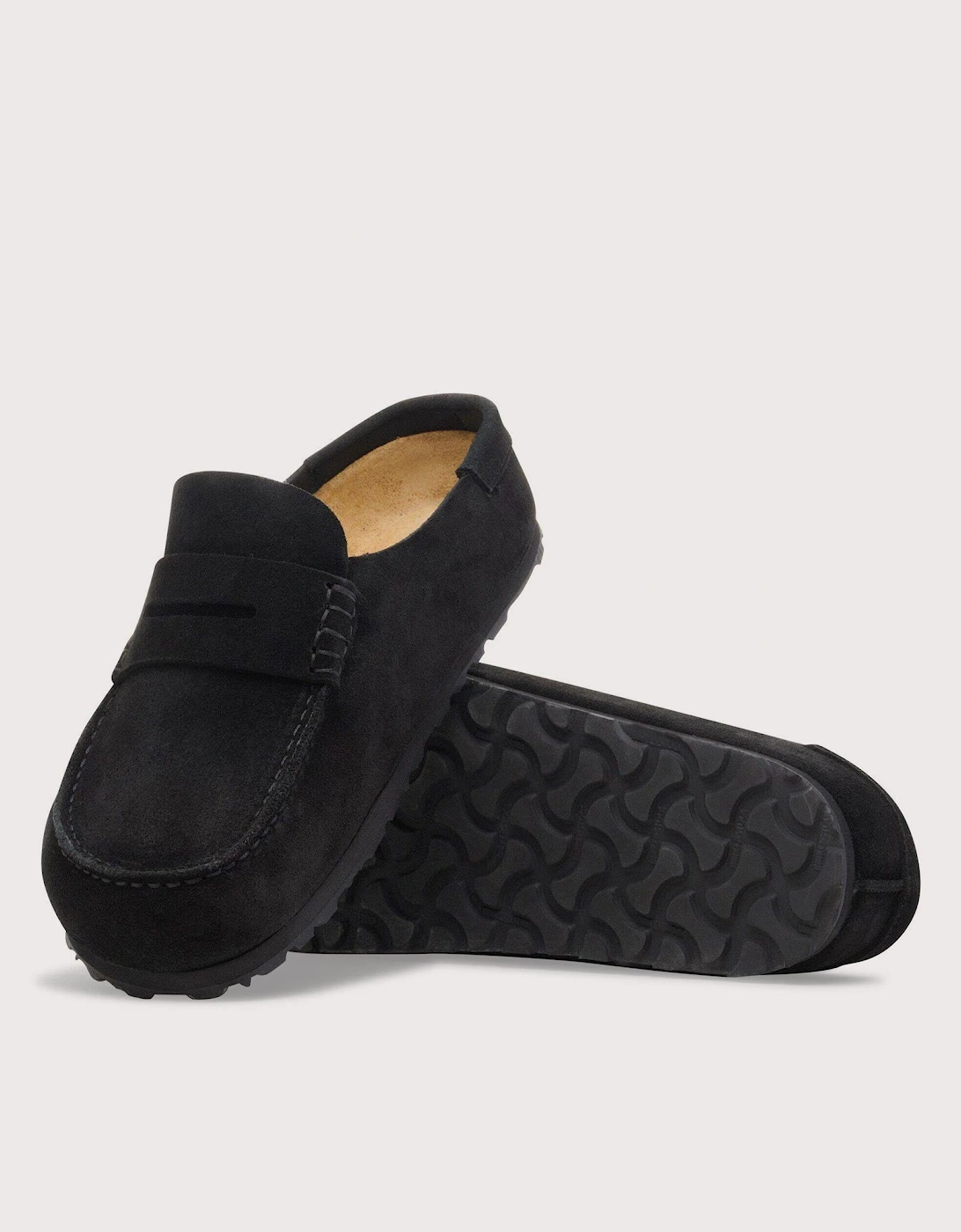 Naples Wrapped Suede Leather Clogs