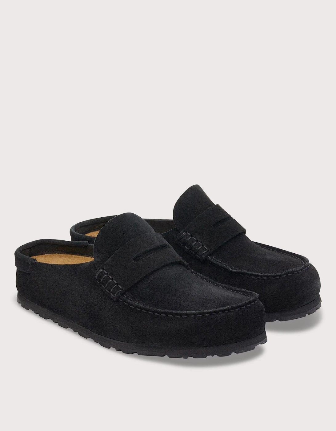 Naples Wrapped Suede Leather Clogs