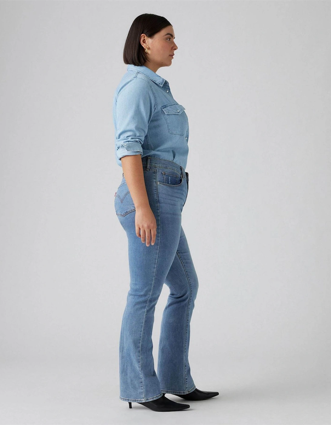 Classic Slim Fit High Rise Bootcut Jeans