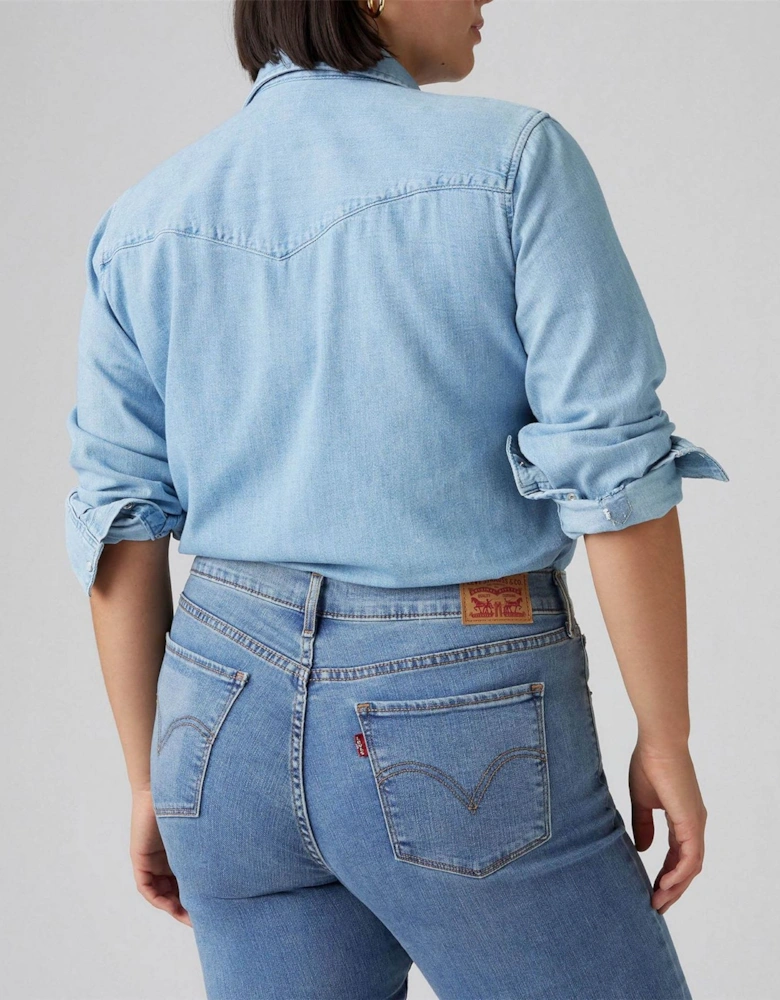 Classic Slim Fit High Rise Bootcut Jeans