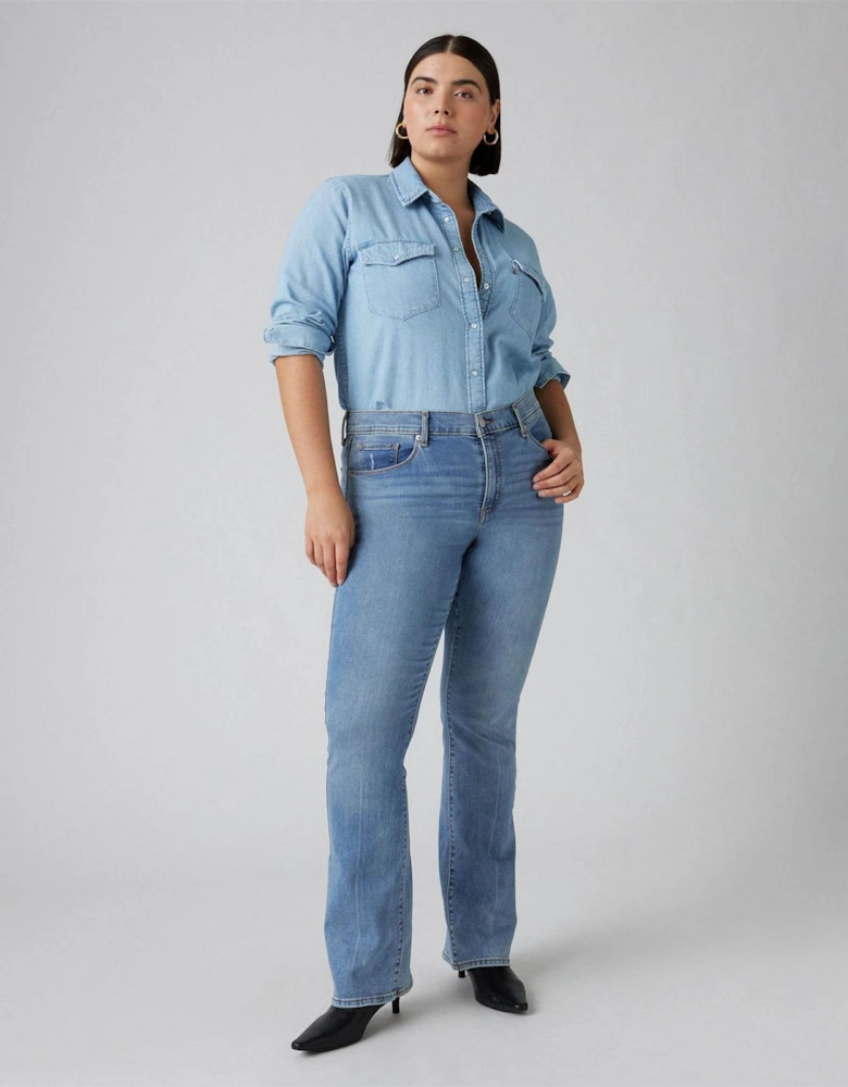 Classic Slim Fit High Rise Bootcut Jeans
