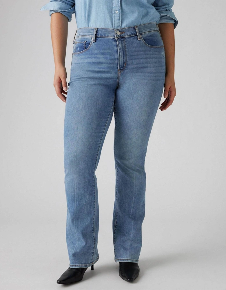 Classic Slim Fit High Rise Bootcut Jeans