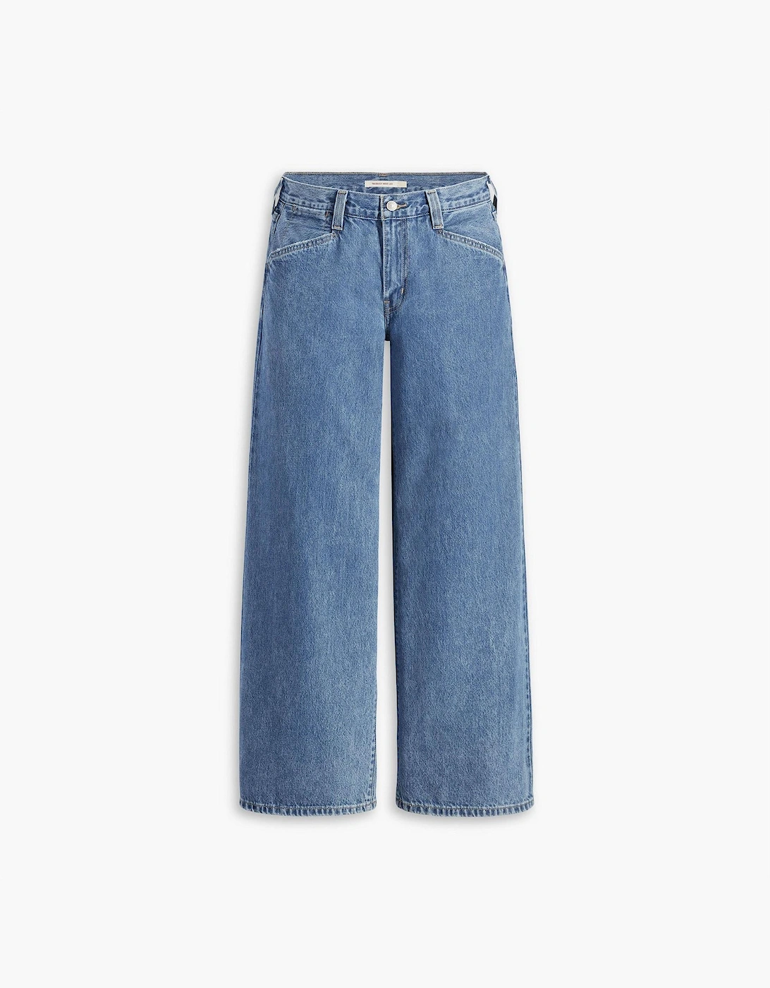 Levis 94 Baggy Wide Leg Jeans for Women Mid Rise Cotton Denim in Blue Size 25 l31