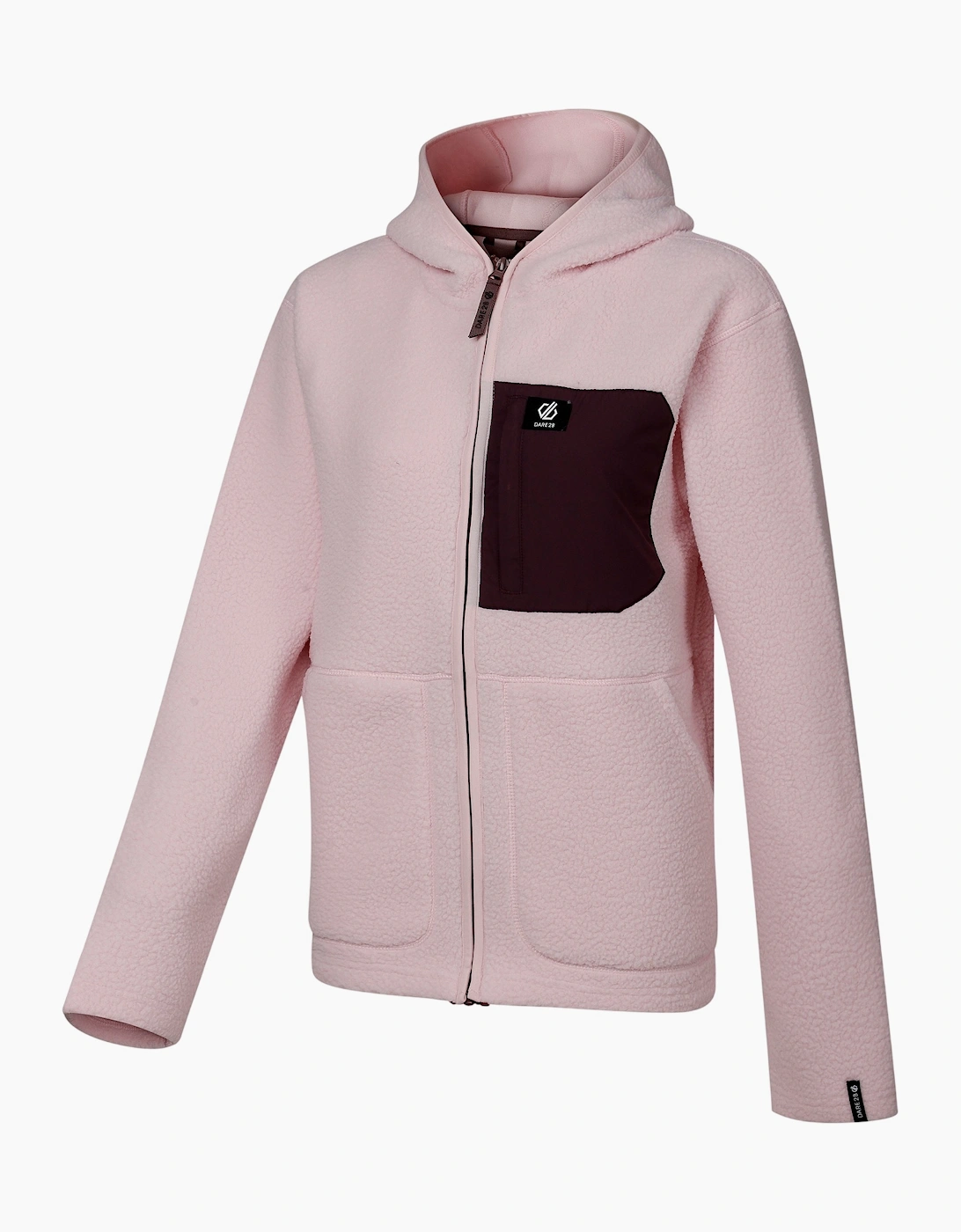 Dare 2B Womens/Ladies Firn Borg Hooded Fleece