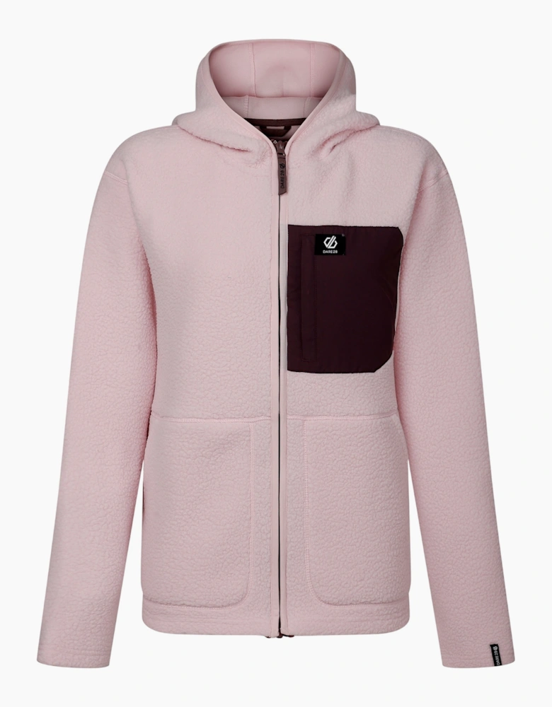 Dare 2B Womens/Ladies Firn Borg Hooded Fleece