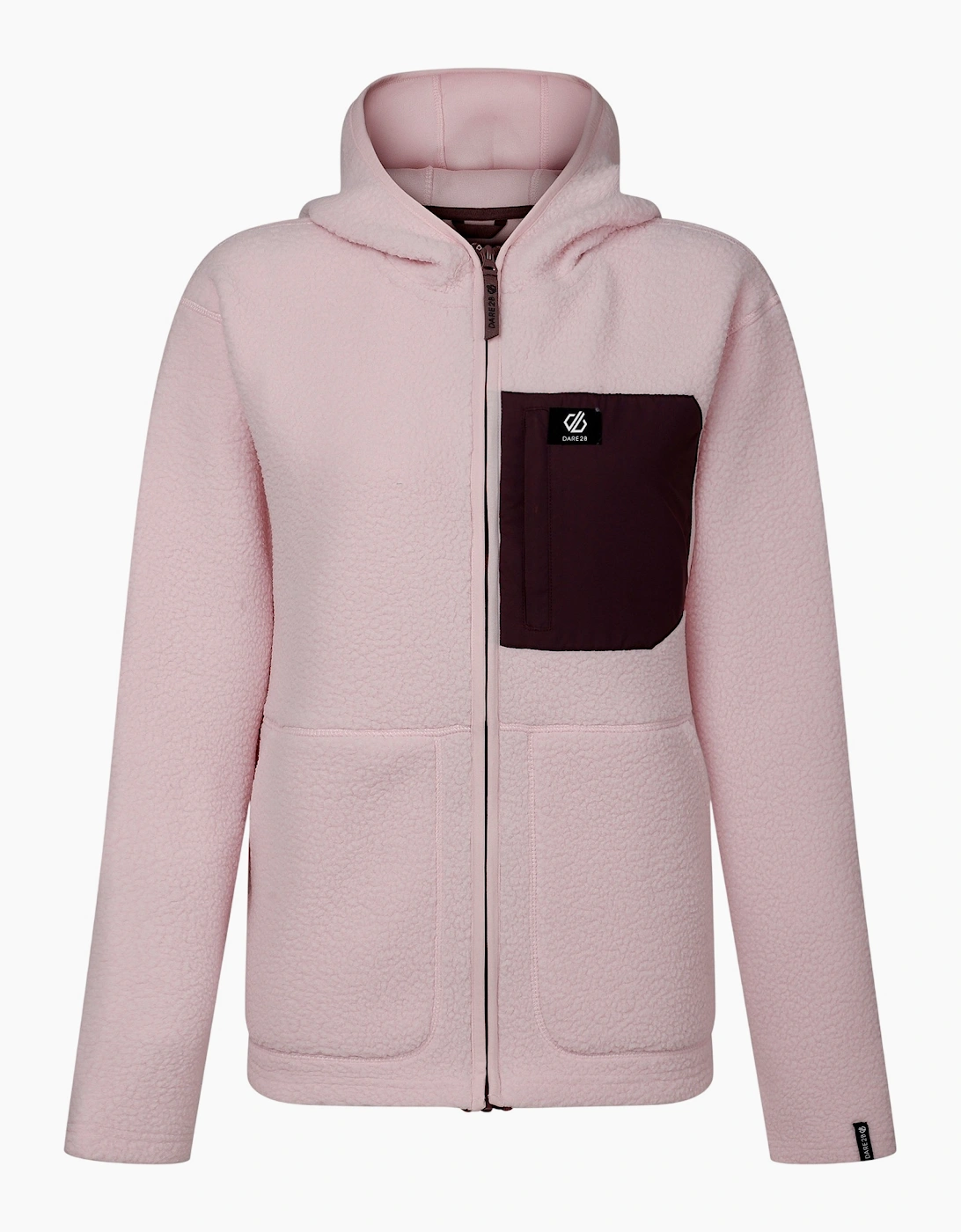 Dare 2B Womens/Ladies Firn Borg Hooded Fleece