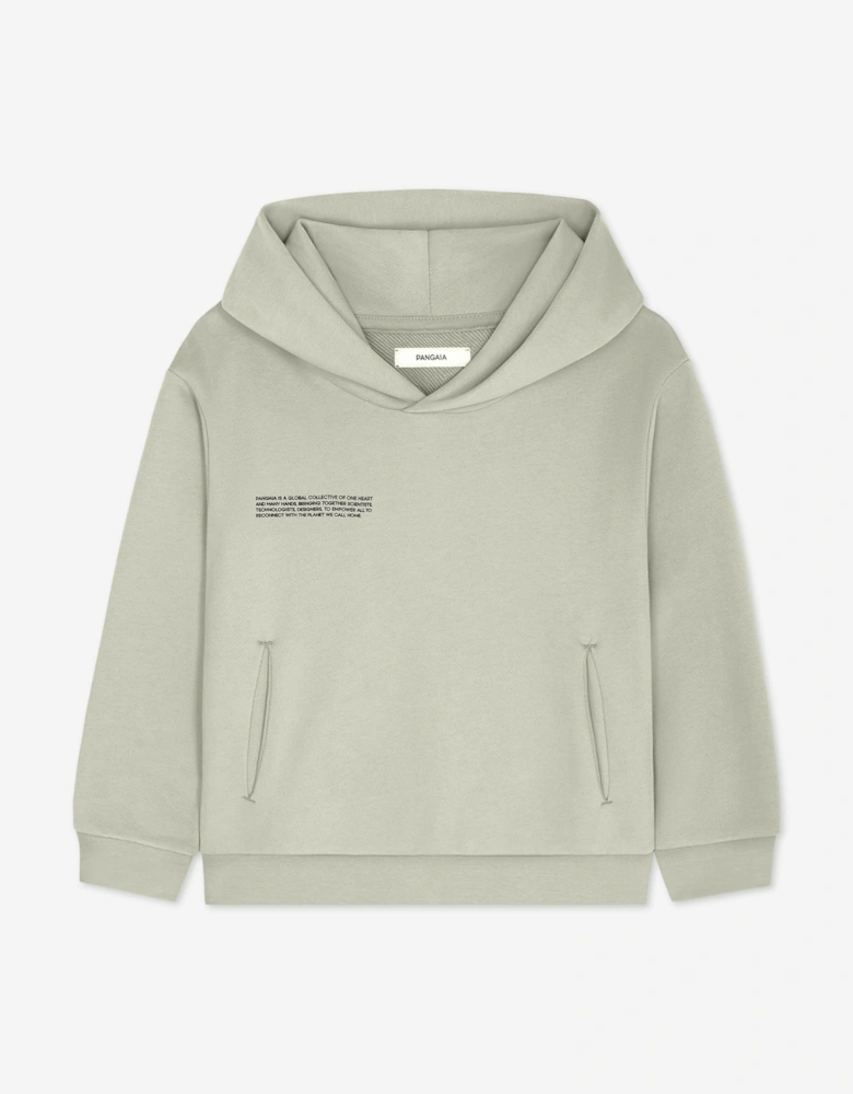PANGAIA Kids Midweight Hoodie in Green