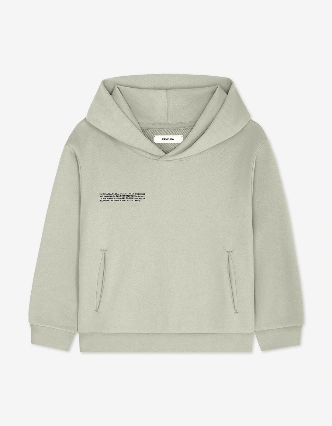 PANGAIA Kids Midweight Hoodie in Green