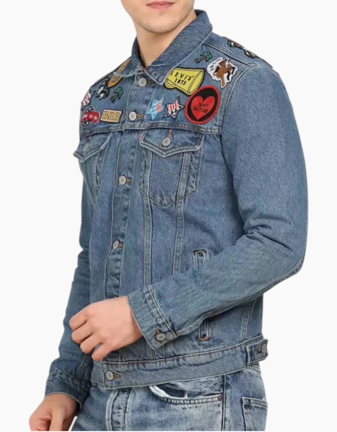LEVIS S5749 Mens Denim Jacket Cotton Casual Trucker