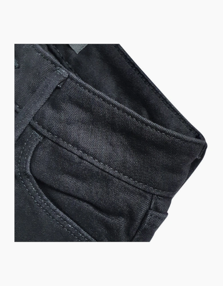 LEVIS Womens Denim Jeans Super Siknny Mini Boot Bottom
