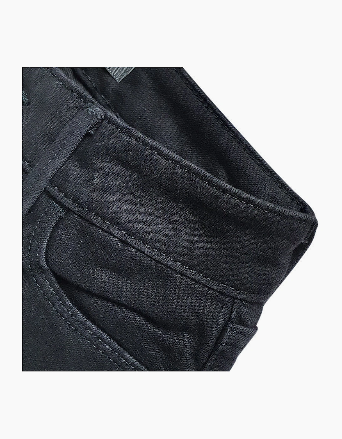 LEVIS Womens Denim Jeans Super Siknny Mini Boot Bottom