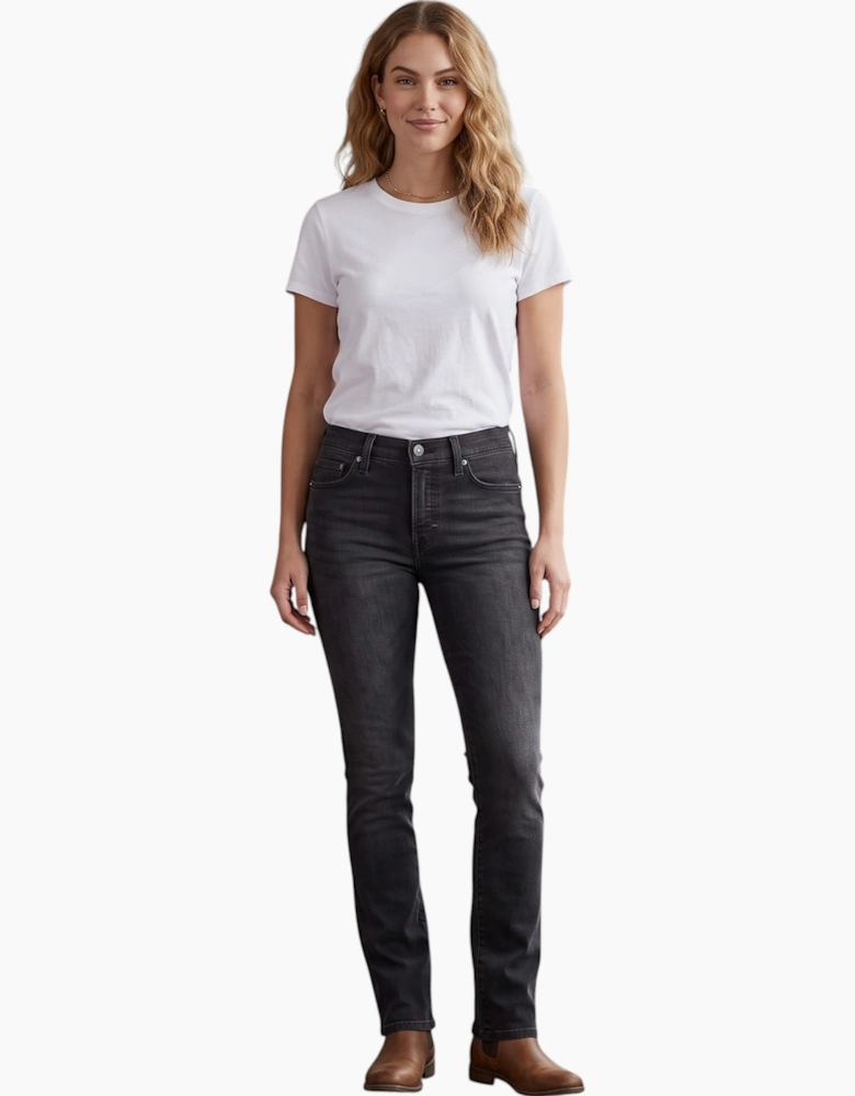 LEVIS Womens Denim Jeans Super Siknny Mini Boot Bottom