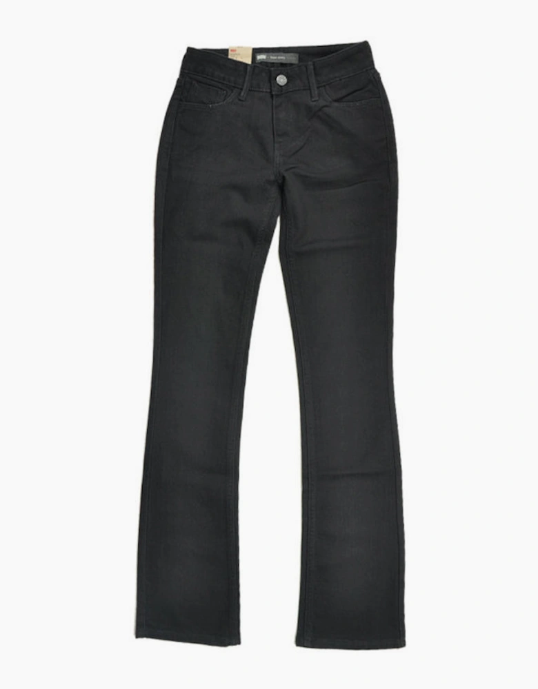 LEVIS Womens Denim Jeans Super Siknny Mini Boot Bottom