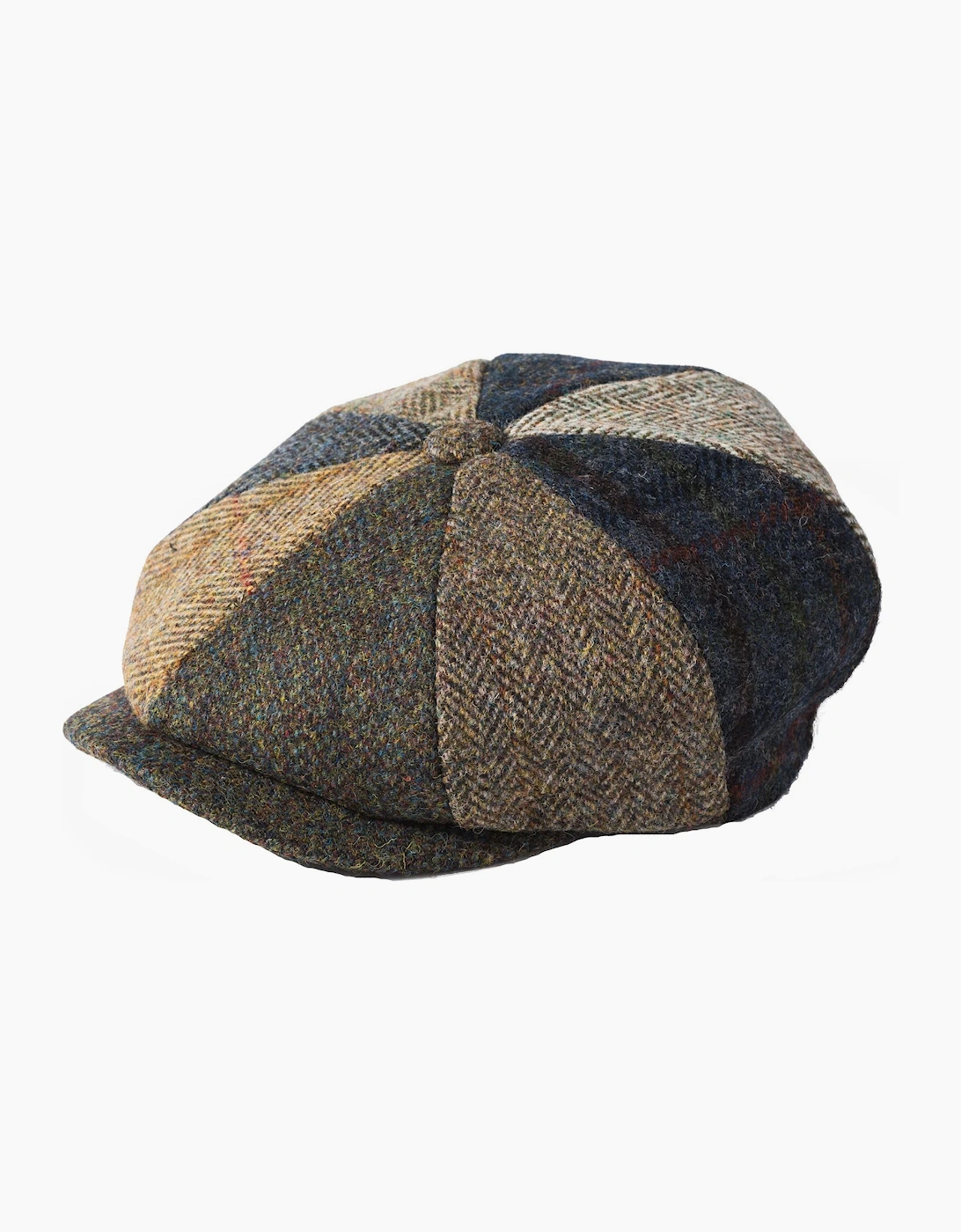 Failsworth Harris tweed Bakerboy Flat Cap Assorted
