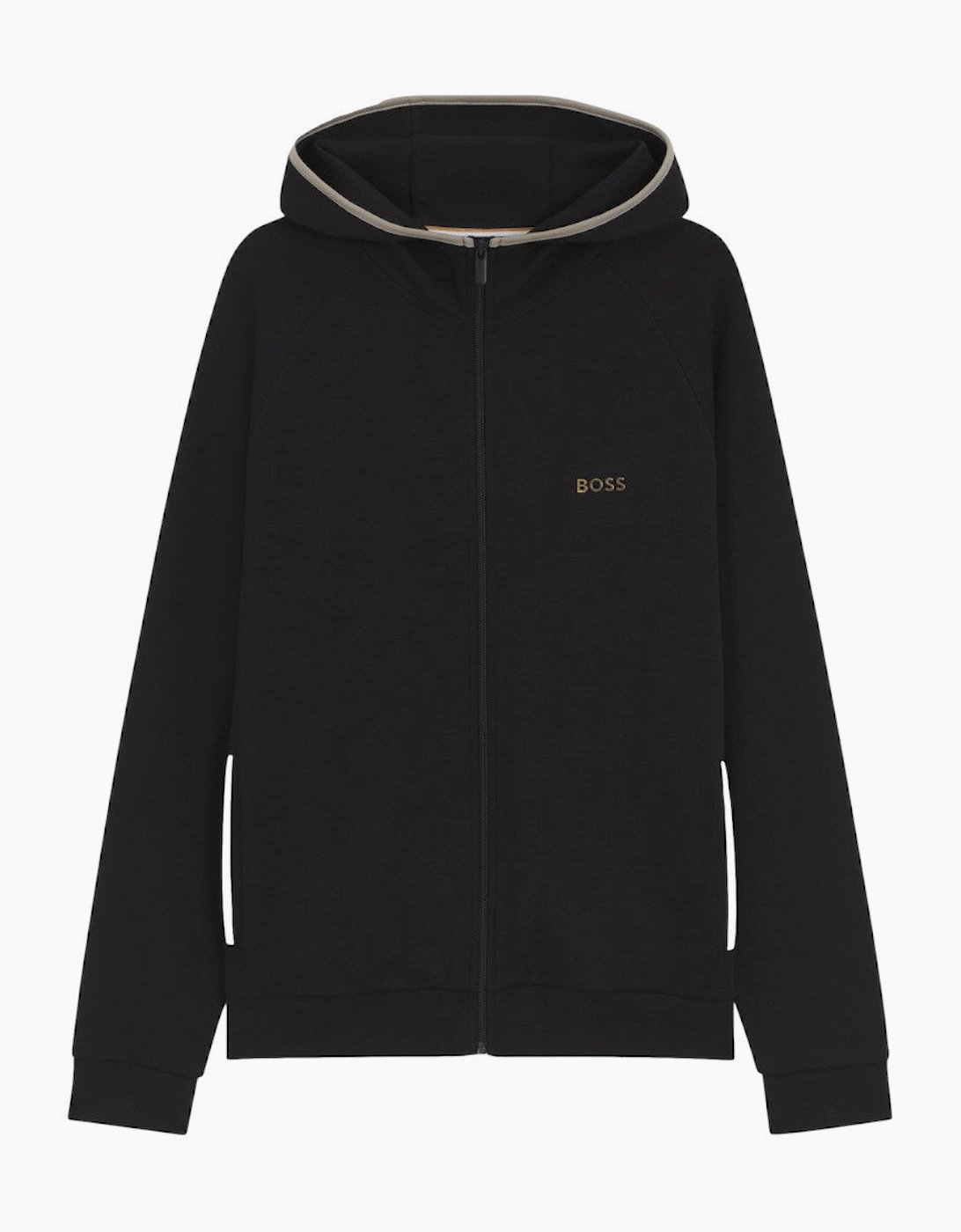 BOSS Black Sense Hooded Jacket 002 Black