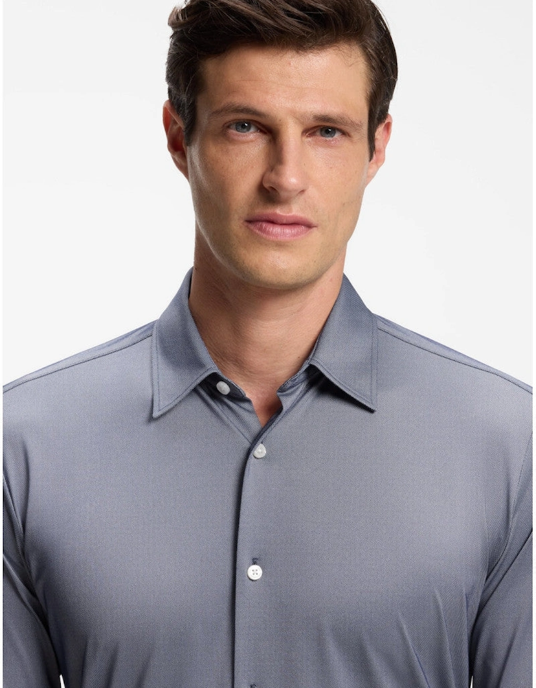 BOSS Black P Roan K F 263 Shirt A1-26 404 Dk Blue