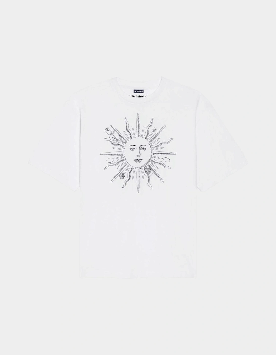 Le T Shirt Soleil Royal Sun White