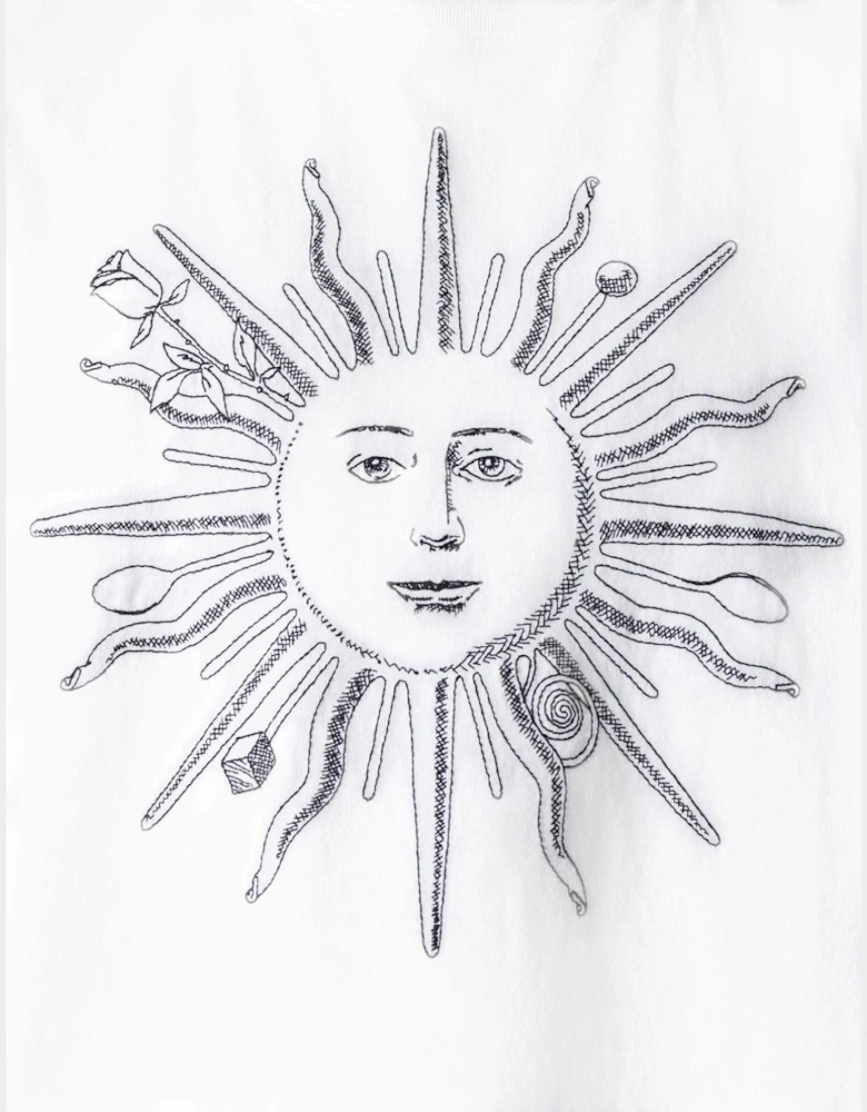 Le T Shirt Soleil Royal Sun White