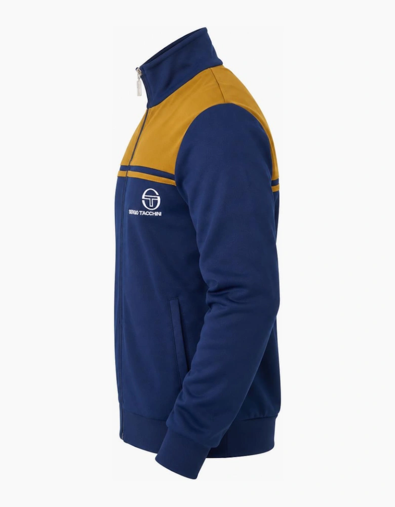 Sergio Tacchini New Young Line Track Top Jacket Maritime Blue/Golden Brown