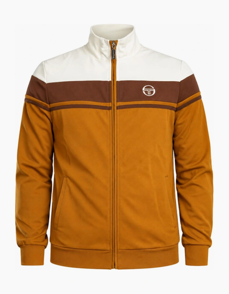Sergio Tacchini Damarindo Track Top Jacket Gardenia/Potting Soil/Golden Brown