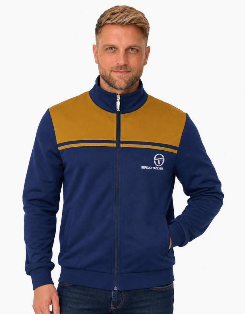 Sergio Tacchini New Young Line Track Top Jacket Maritime Blue/Golden Brown