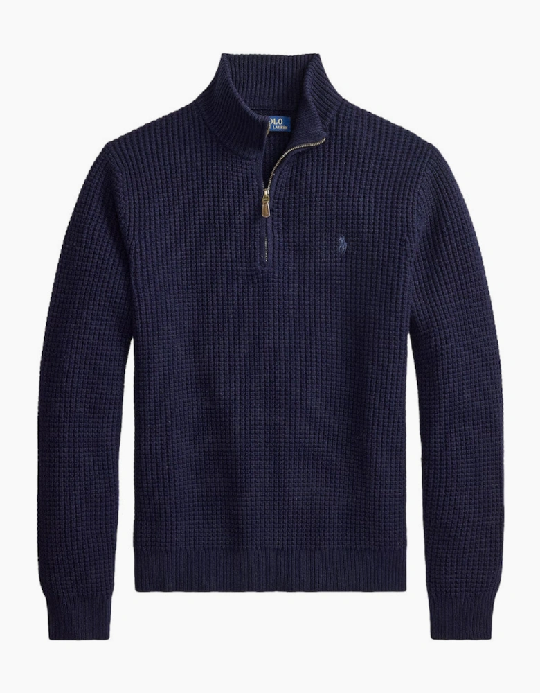 Polo Ralph Lauren Half Zip Sweater 001 Hunter Navy