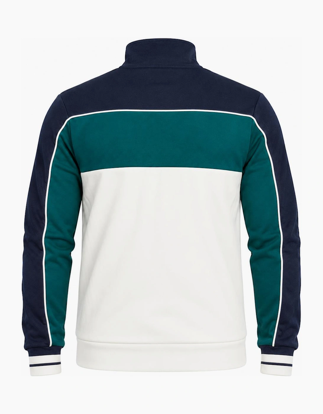 Sergio Tacchini Spiga Track Top Jacket Maritime Blue/Deep Teal/Gardenia