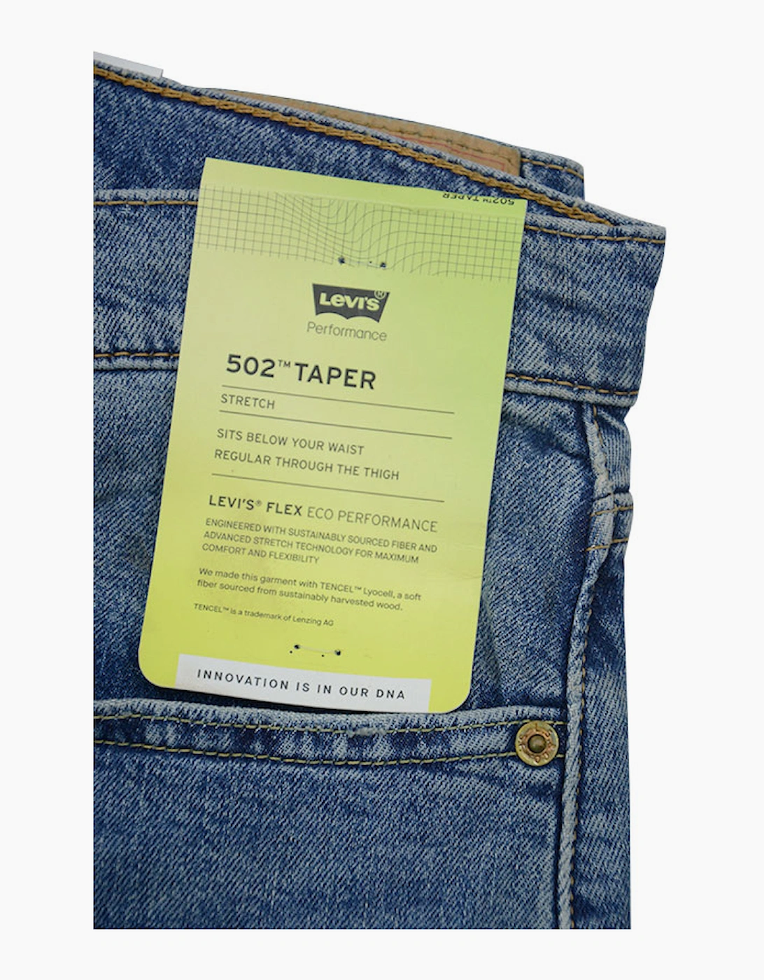 LEVIS 502 Mens Jeans Original Stretch Cotton Pant