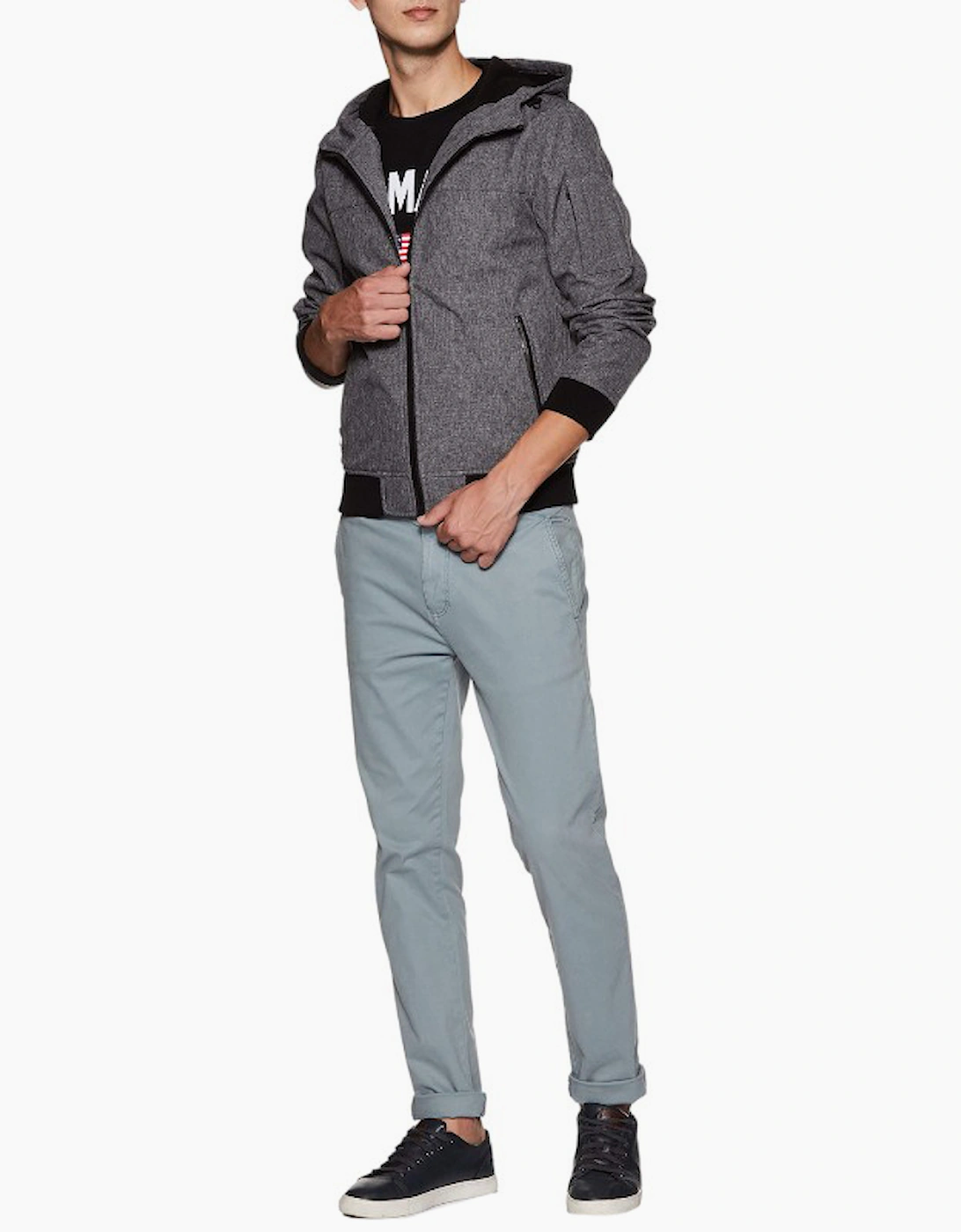 LEVIS Mens Jacket Linen Print Regular Fit Top
