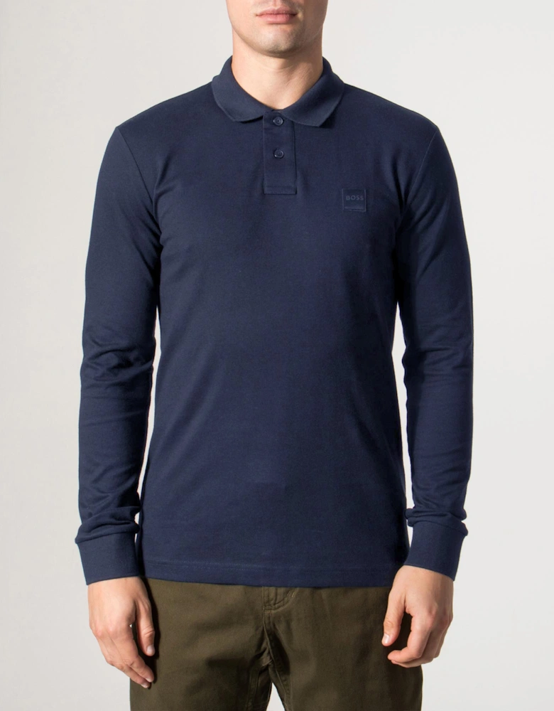Slim Fit Passerby Long Sleeve Polo Shirt