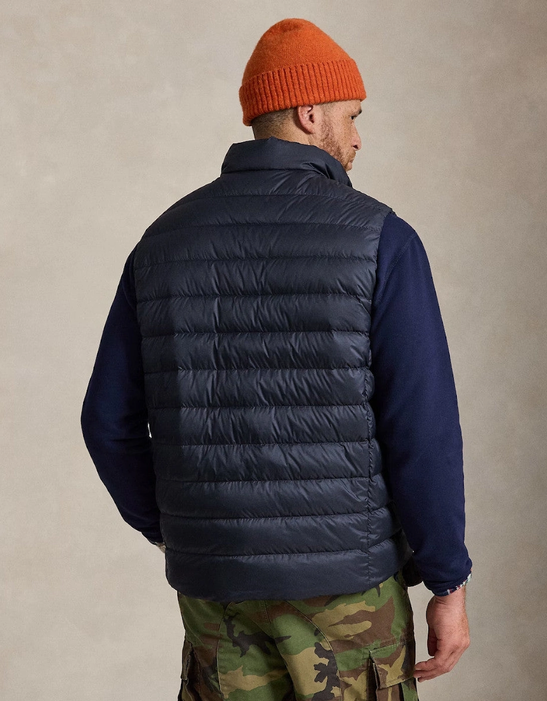 Polo Ralph Lauren Woven Puffer Gilet 002 Collection Navy