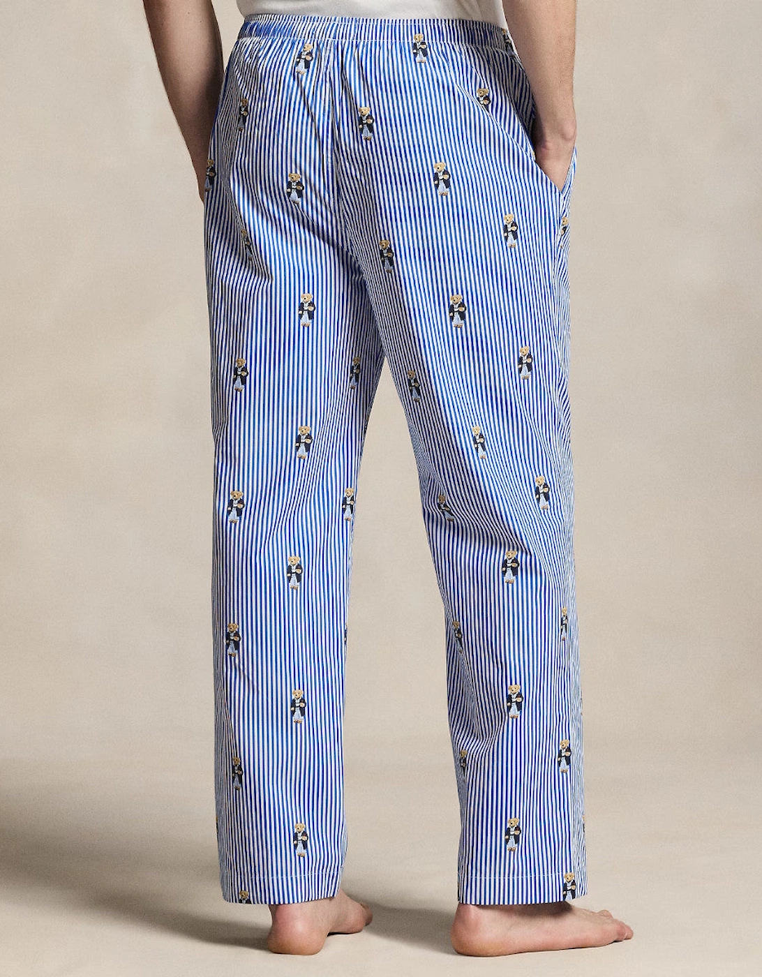 Polo Ralph Lauren Cotton Pyjama Bottoms 049 New Iris Blue/PPR White