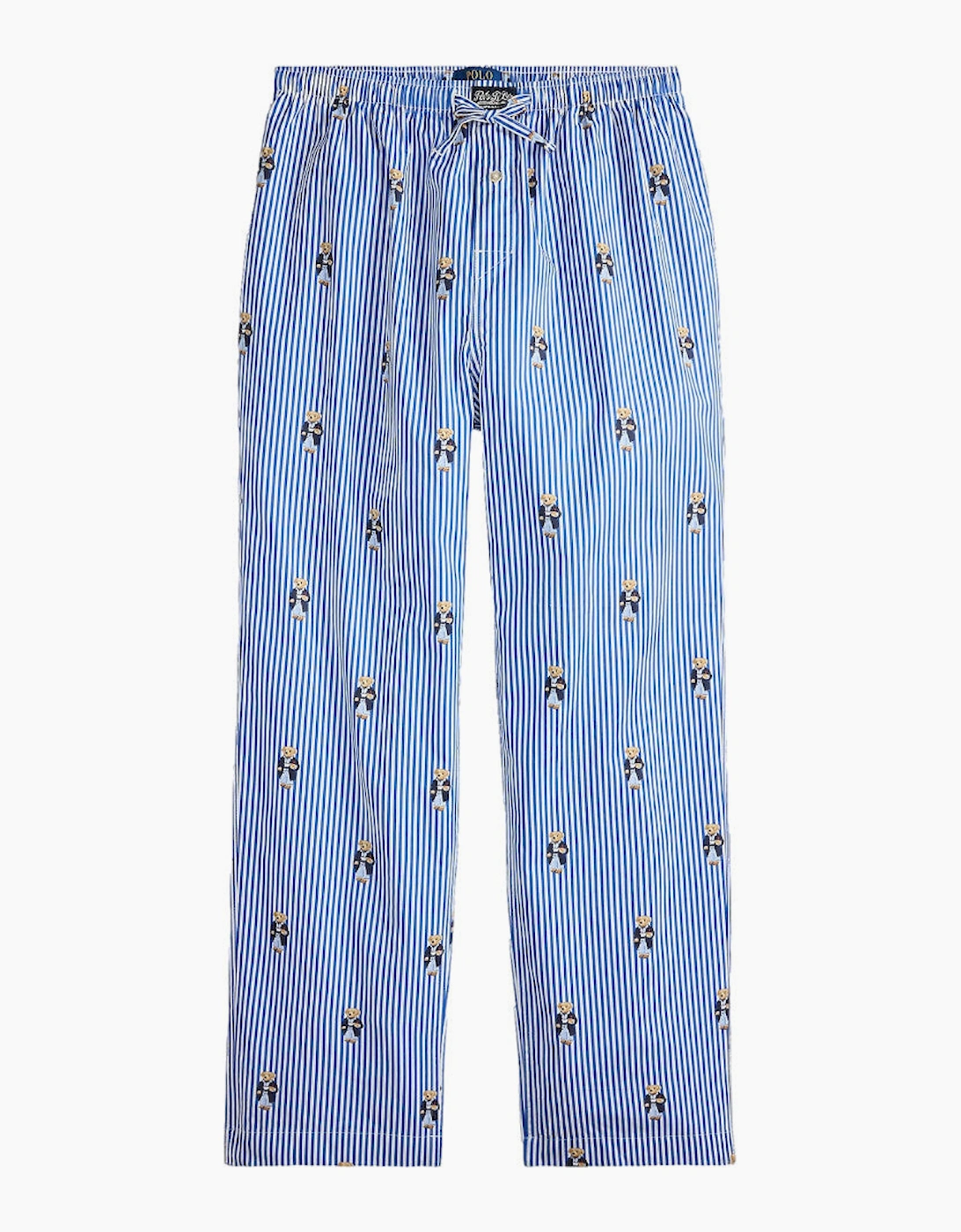Men's Polo Ralph Lauren Cotton Pyjama Bottoms 049 New Iris Blue/PPR White - Size: M