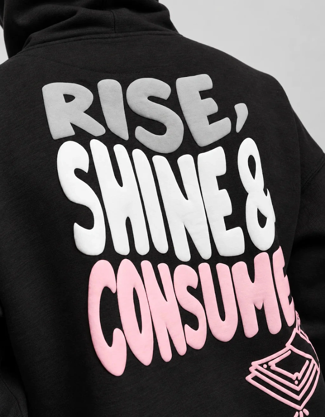 Fresh Flavours Rise Hoodie - Black