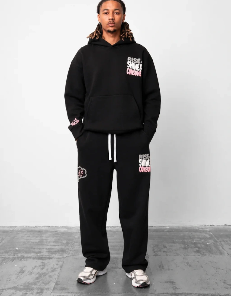 Fresh Flavours Rise Hoodie - Black