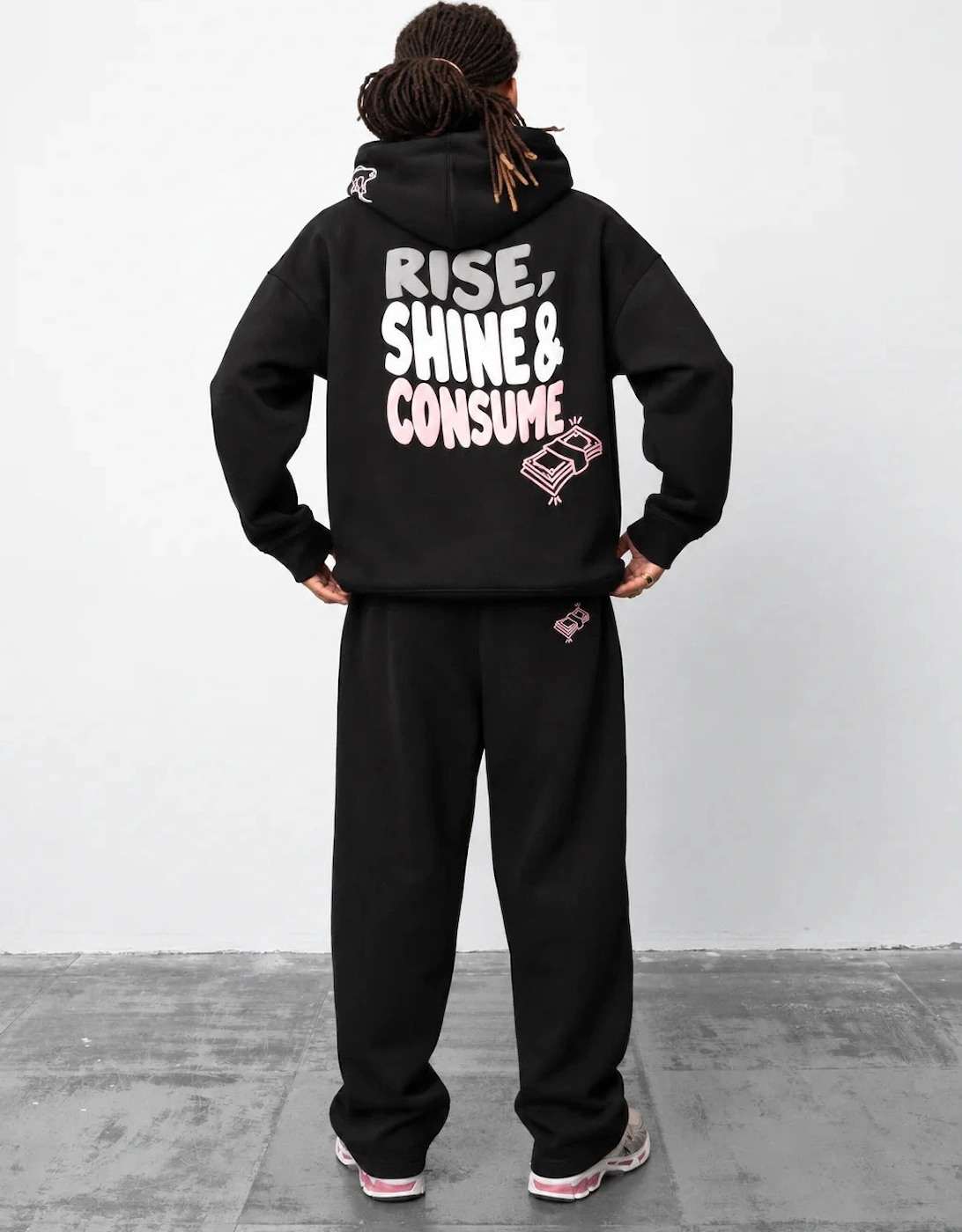 Fresh Flavours Rise Hoodie - Black